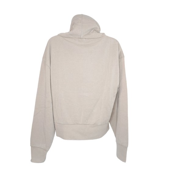 Junior’s Burnout Boxy Turtle Neck Top Mink / Gray - Picture 3 of 16